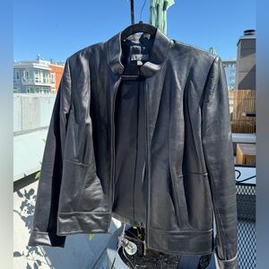 Classiques Entier Black Leather Jacket